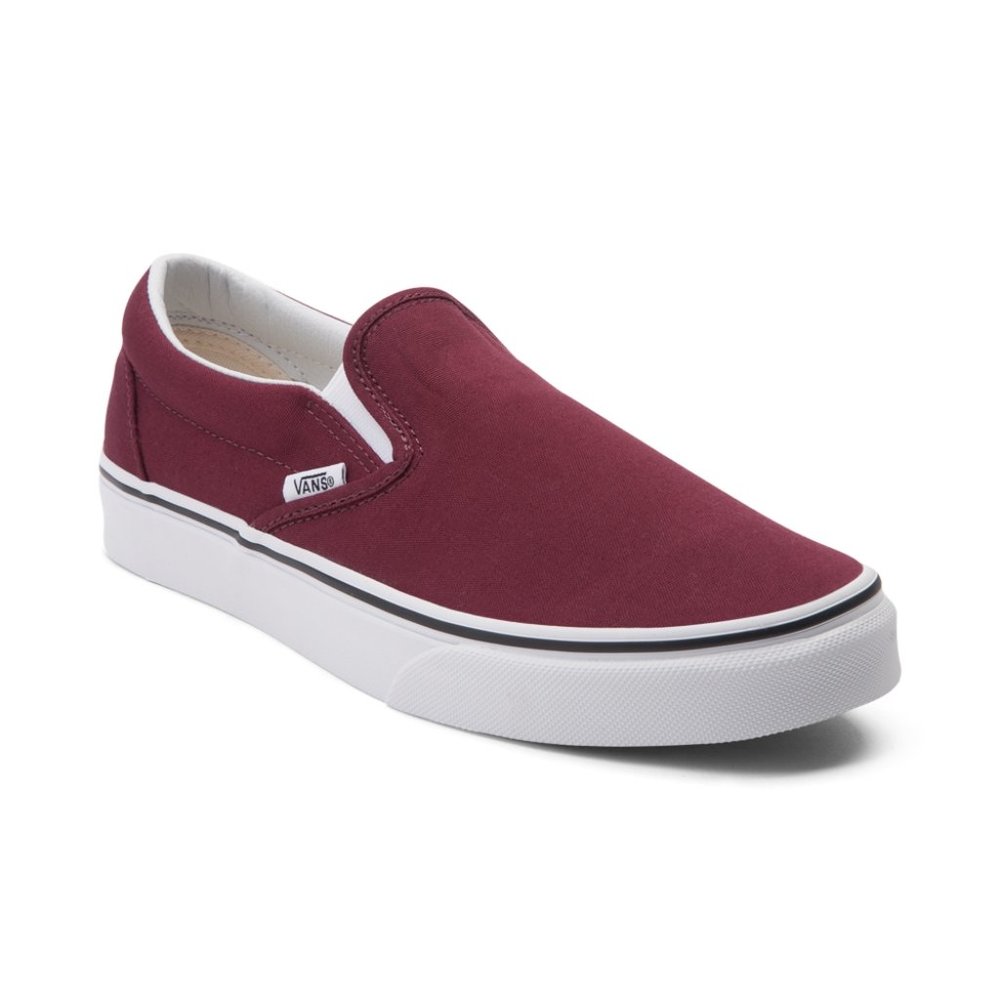 Maroon Slip On Vans
